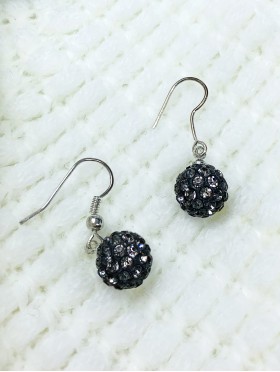 SHAMBALLA HOOK EARRINGS (SMALL)